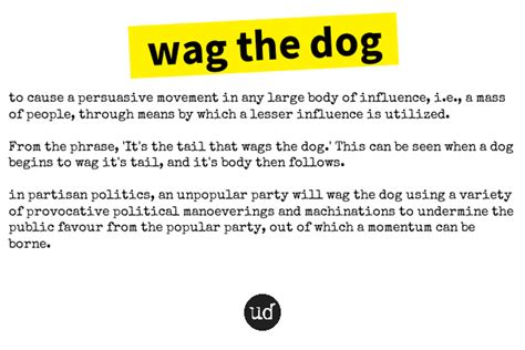 Wag the Dog: Una Satira Incisa Sulla Manipolazione dell'Opinione Pubblica e le Illusioni collettive!